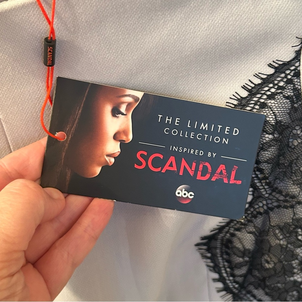 🆕 NWT Olivia Pope The Limited SCANDAL Collection Grey Sheath Dress Pencil - Picture 5 of 12